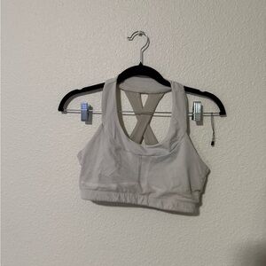 Athleta Light Gray Sports Bra